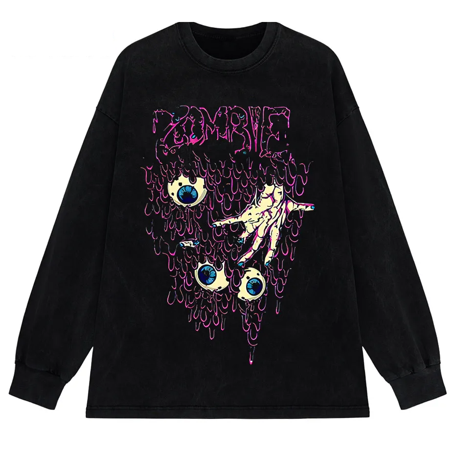 Y2K Zombie Horror Oversized Tee