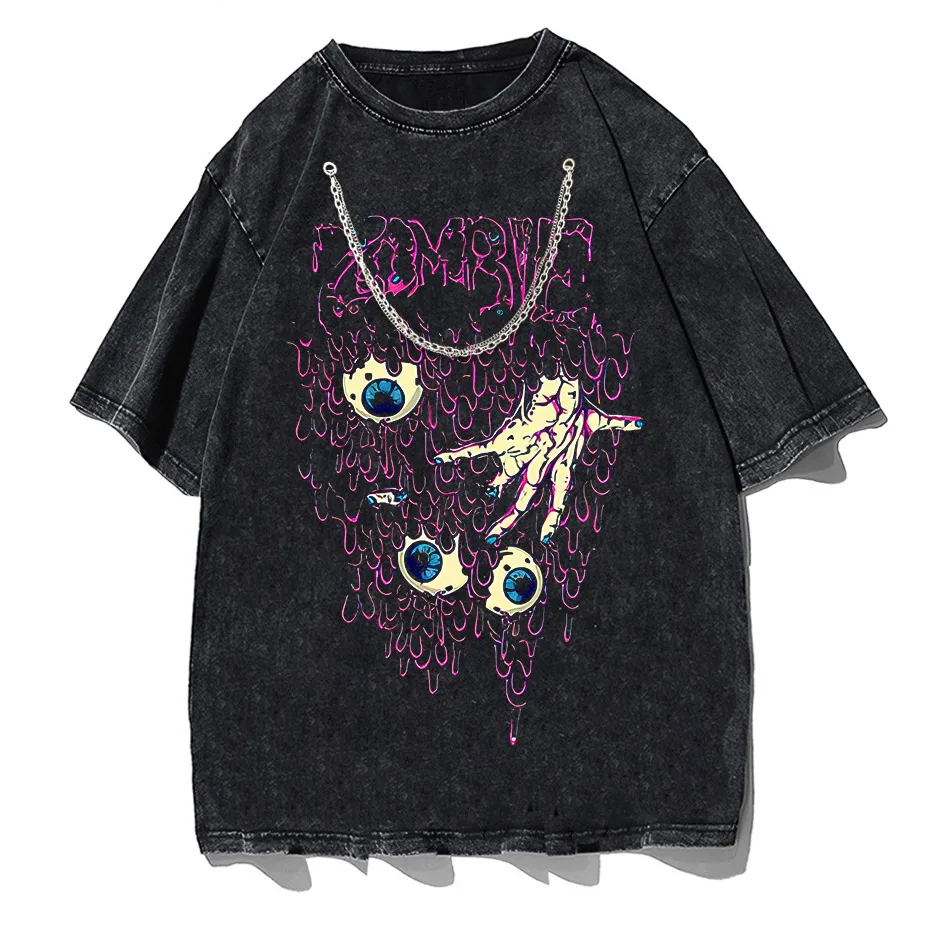 Y2K Zombie Horror Oversized Tee