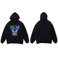 Blue Butterfly Gradient Hoodie