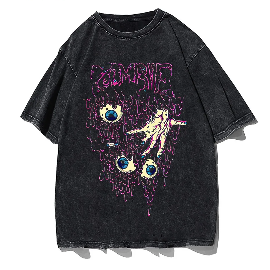 Y2K Zombie Horror Oversized Tee