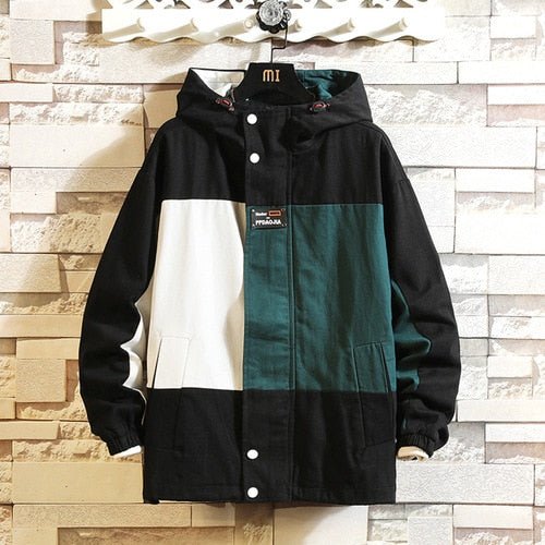 ColourBlock Hooded Jacket - Multicolour
