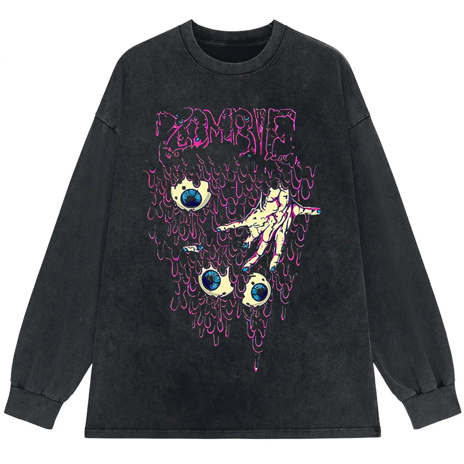 Y2K Zombie Horror Oversized Tee