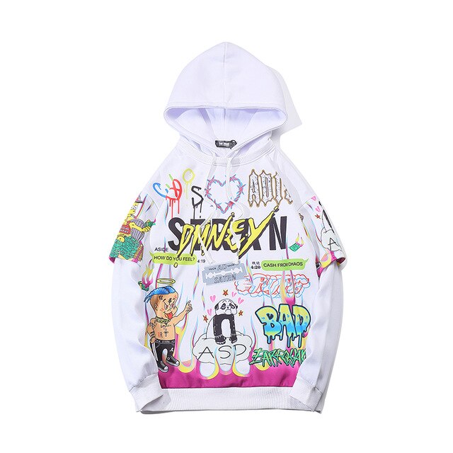 Graffiti Cartoon Hoodie