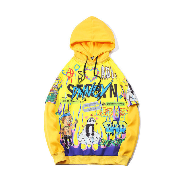 Graffiti Cartoon Hoodie