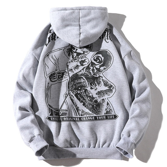 Unusual Original printed Hoodie