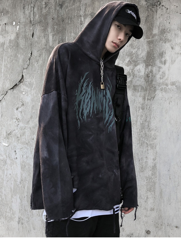 Tie Dye Graphic Hoodie