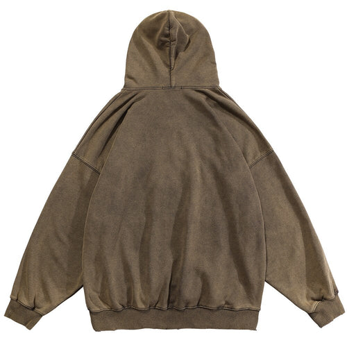 Distressed BlackAir Corp Hoodie