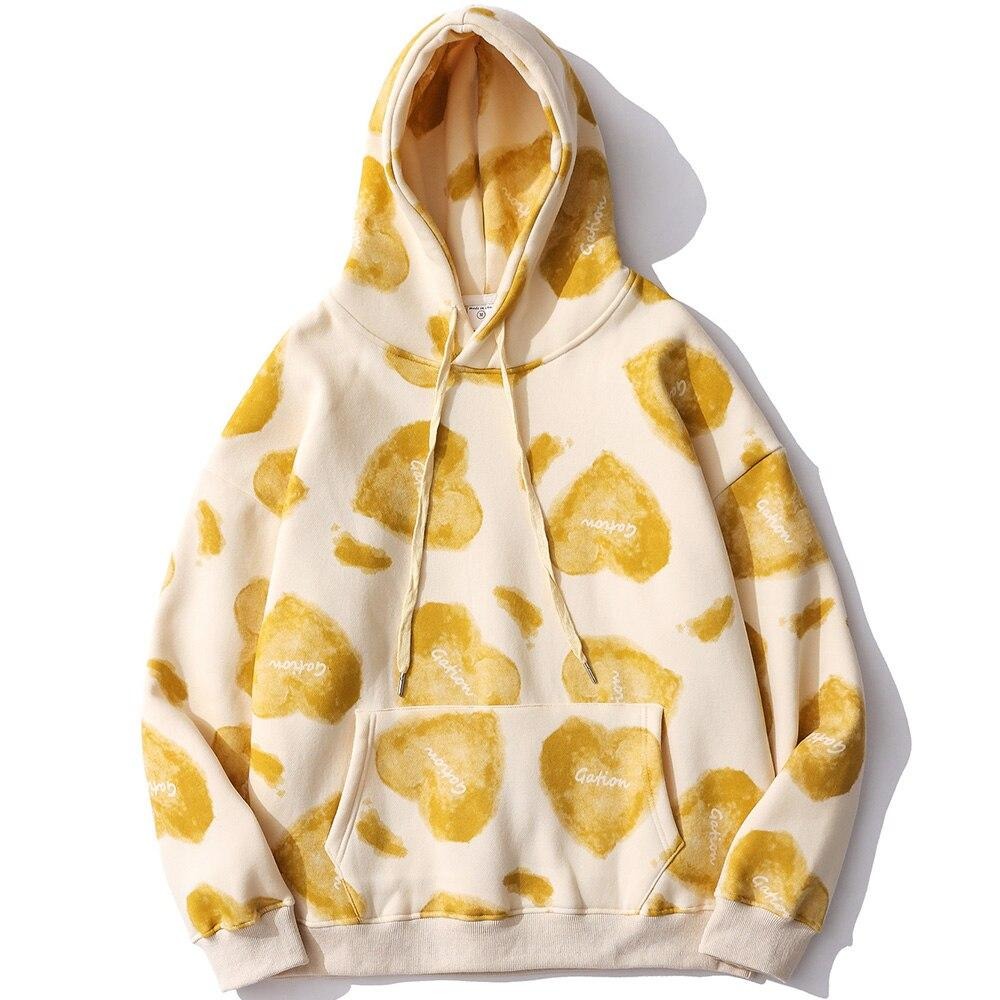Heart Inkjet Hoodie