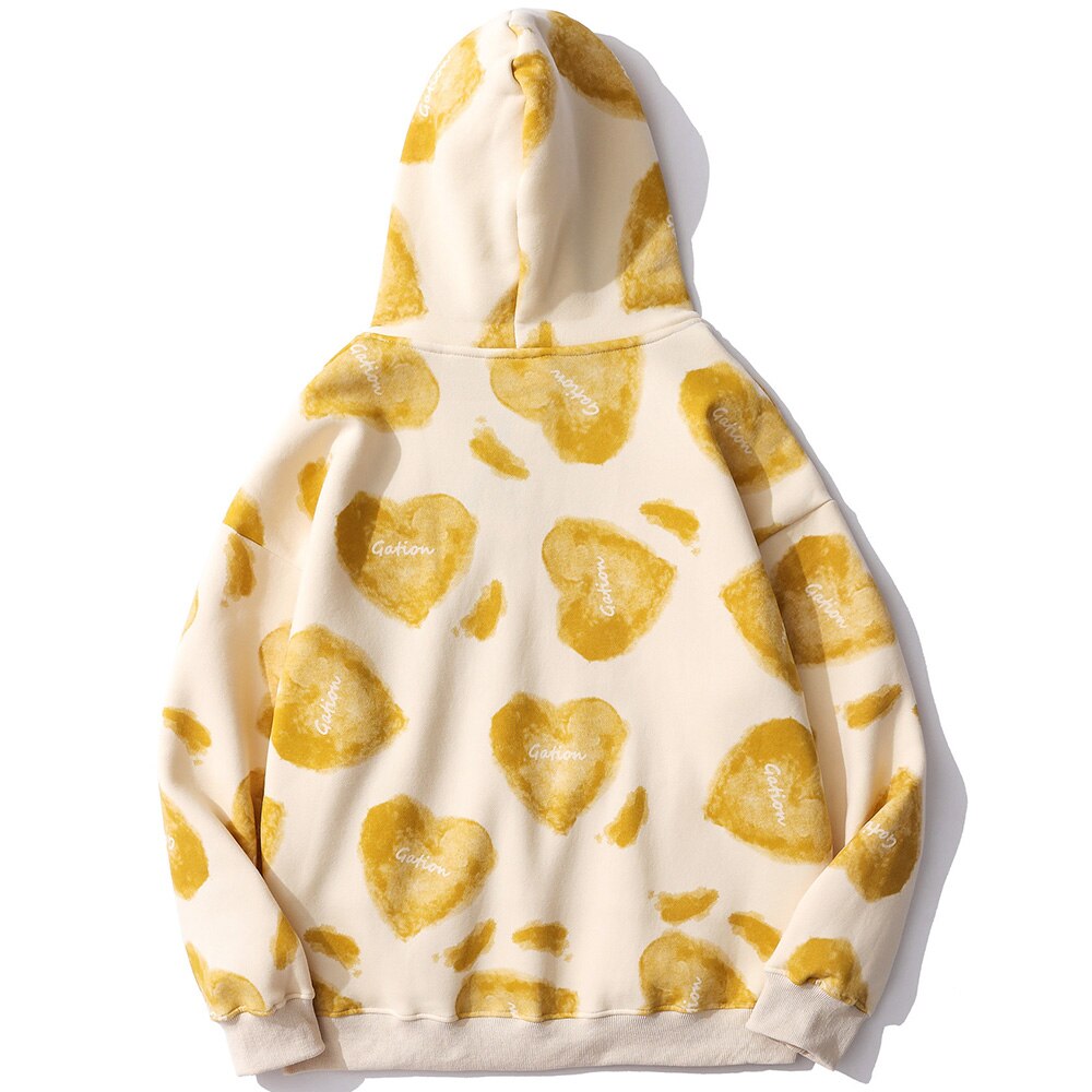 Heart Inkjet Hoodie