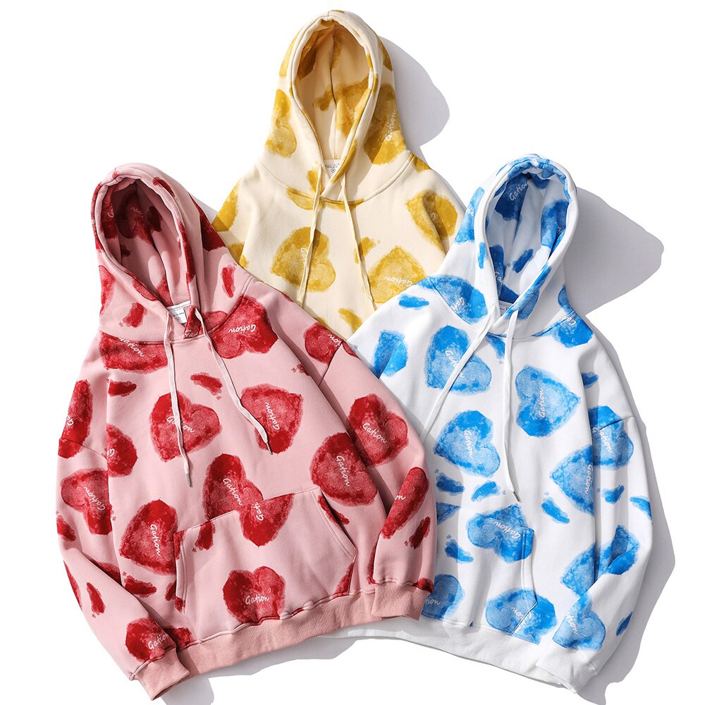 Heart Inkjet Hoodie