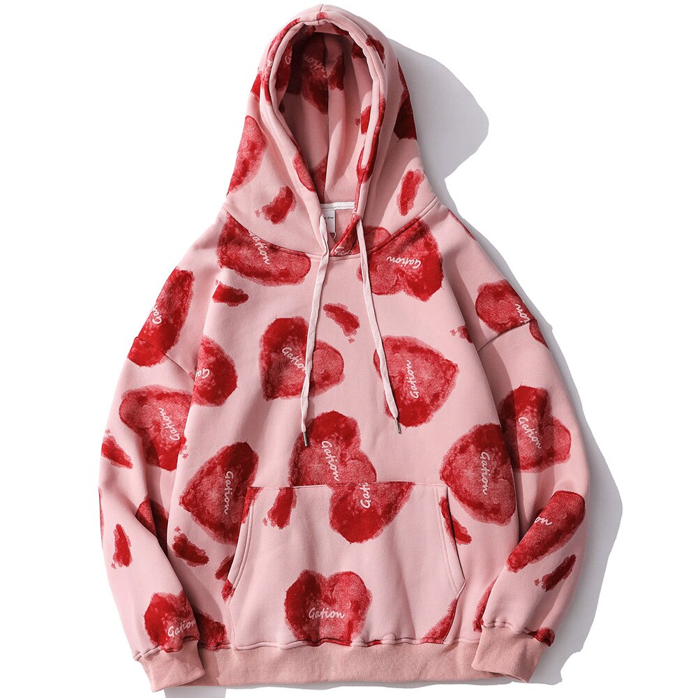 Heart Inkjet Hoodie