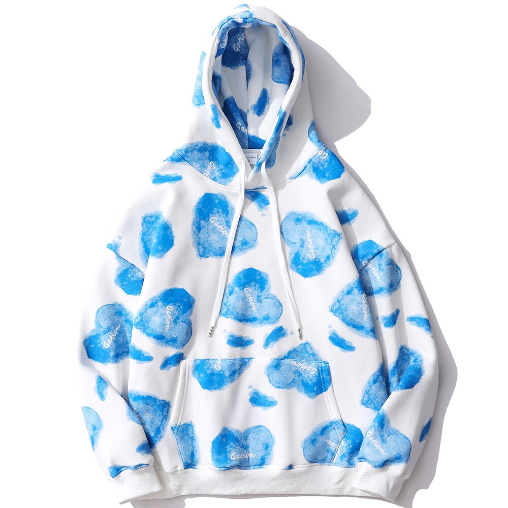 Heart Inkjet Hoodie