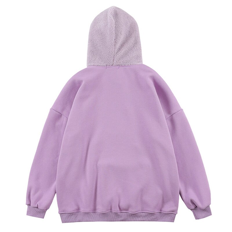 Patchwork Embroidered Hoodie